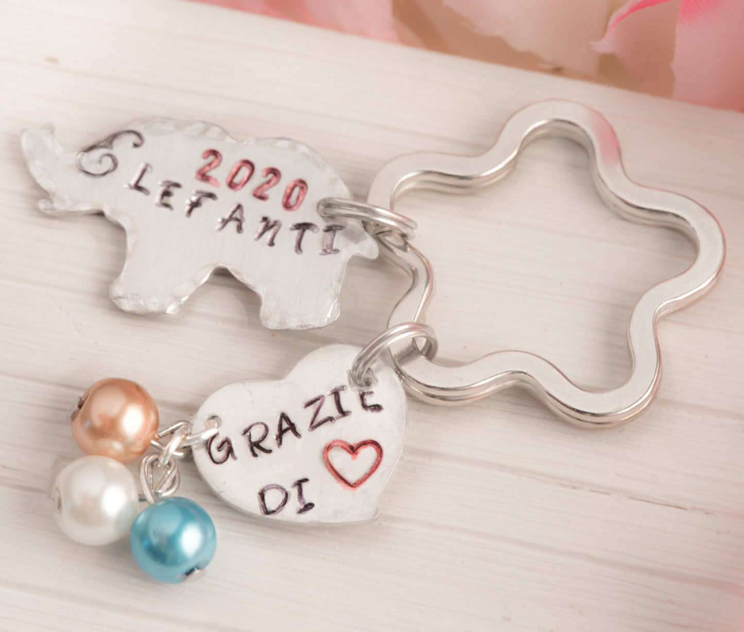 Portachiavi Elefante come pensiero per la maestra nido materna