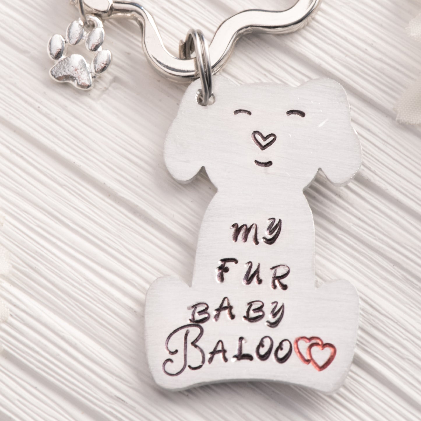 Portachiavi cane personalizzato