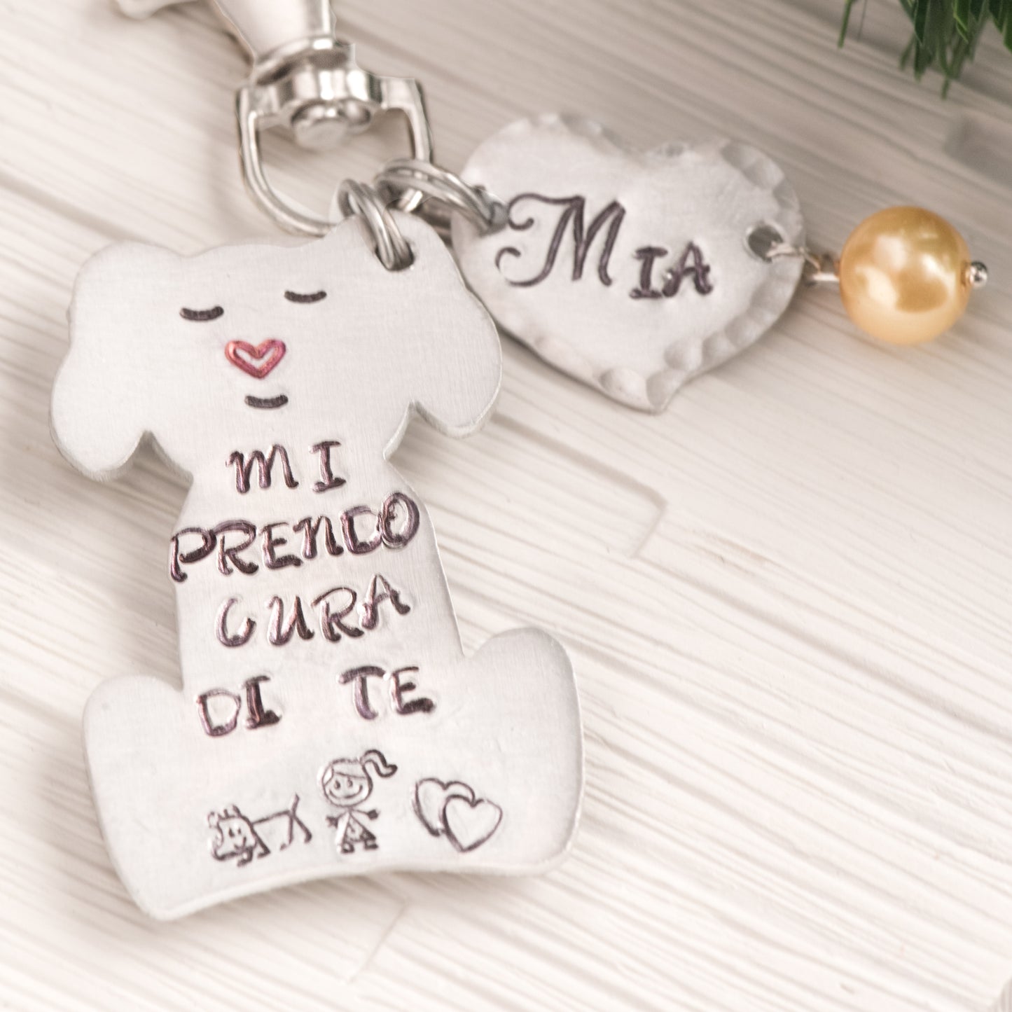 Portachiavi personalizzabile cucciolo cane