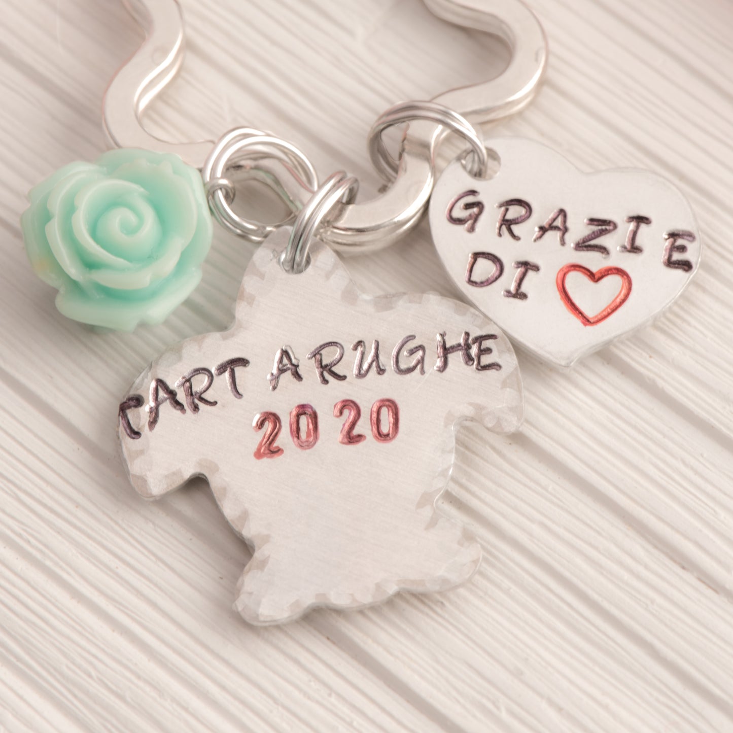 Portachiavi tartaruga come regalo di ringraziamento per la maestra