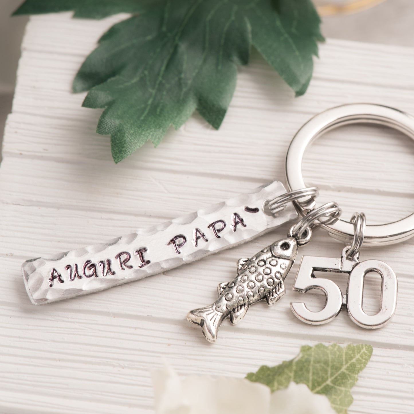 Portachiavi Regalo compleanno papà 50 anni