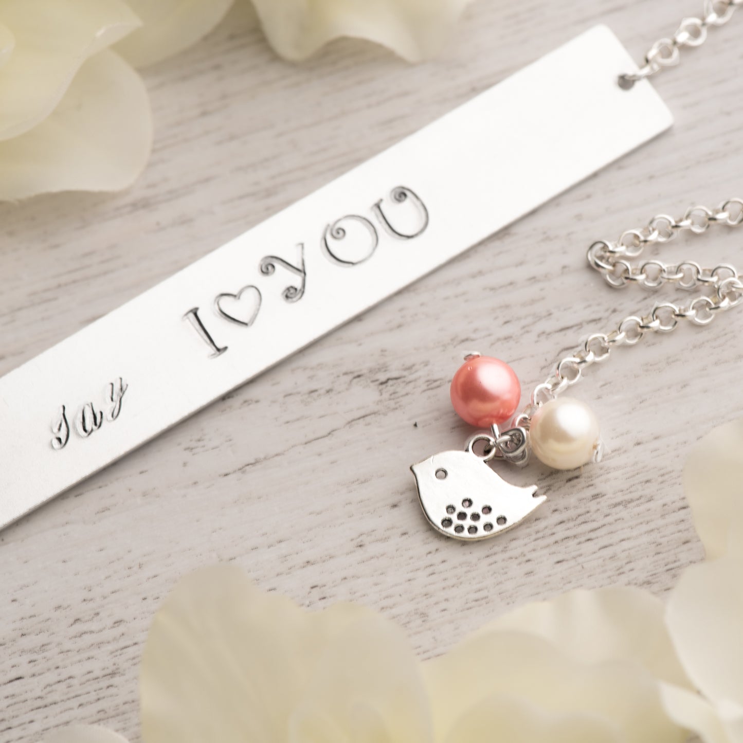 Segnalibro metallo con frase personalizzabile