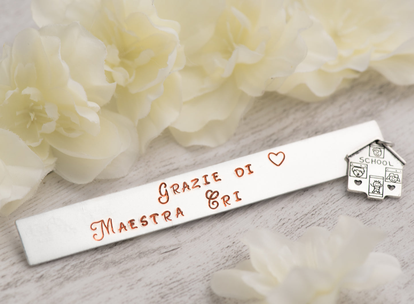 Segnalibro personalizzato Maestra elementari
