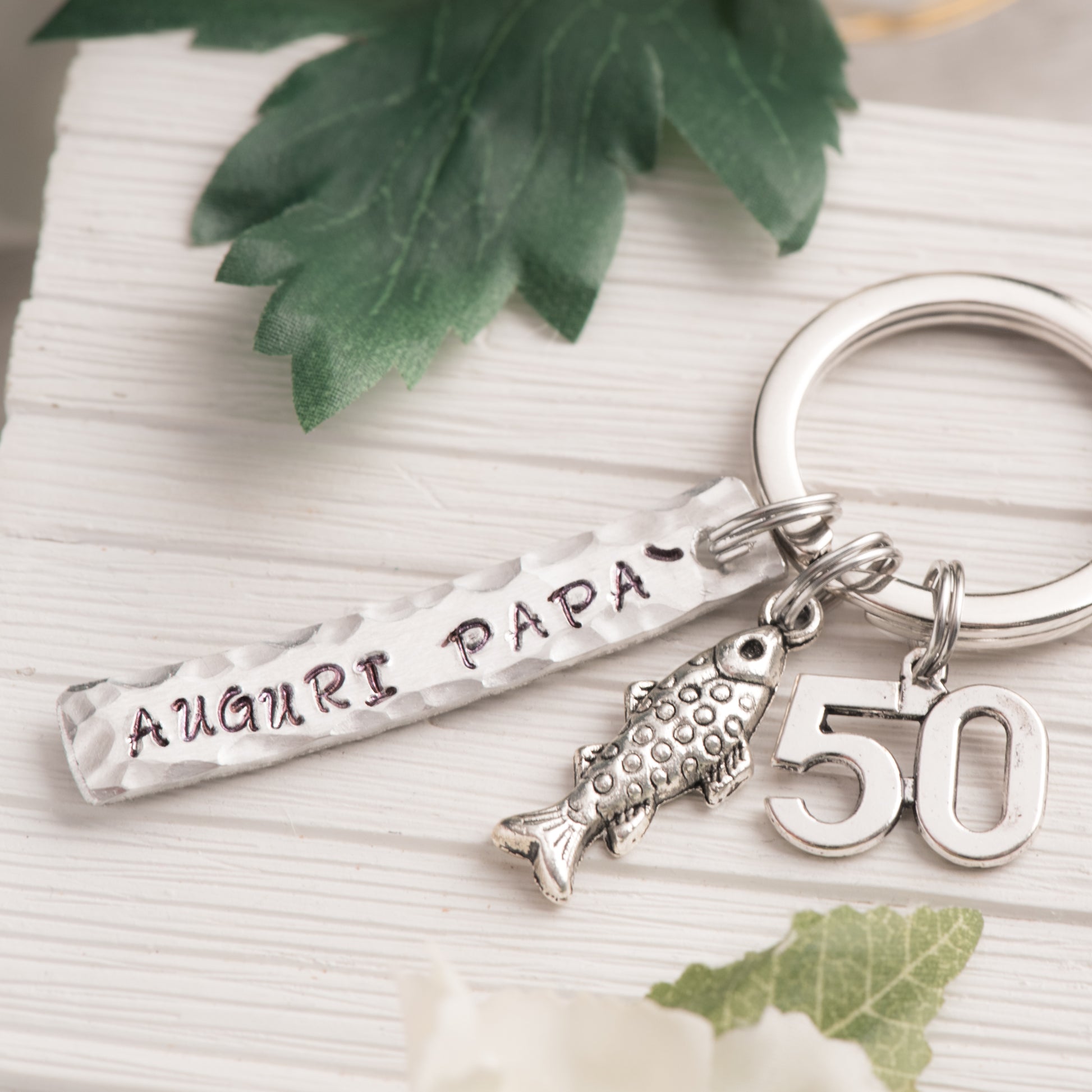 Portachiavi Regalo compleanno papà 50 anni