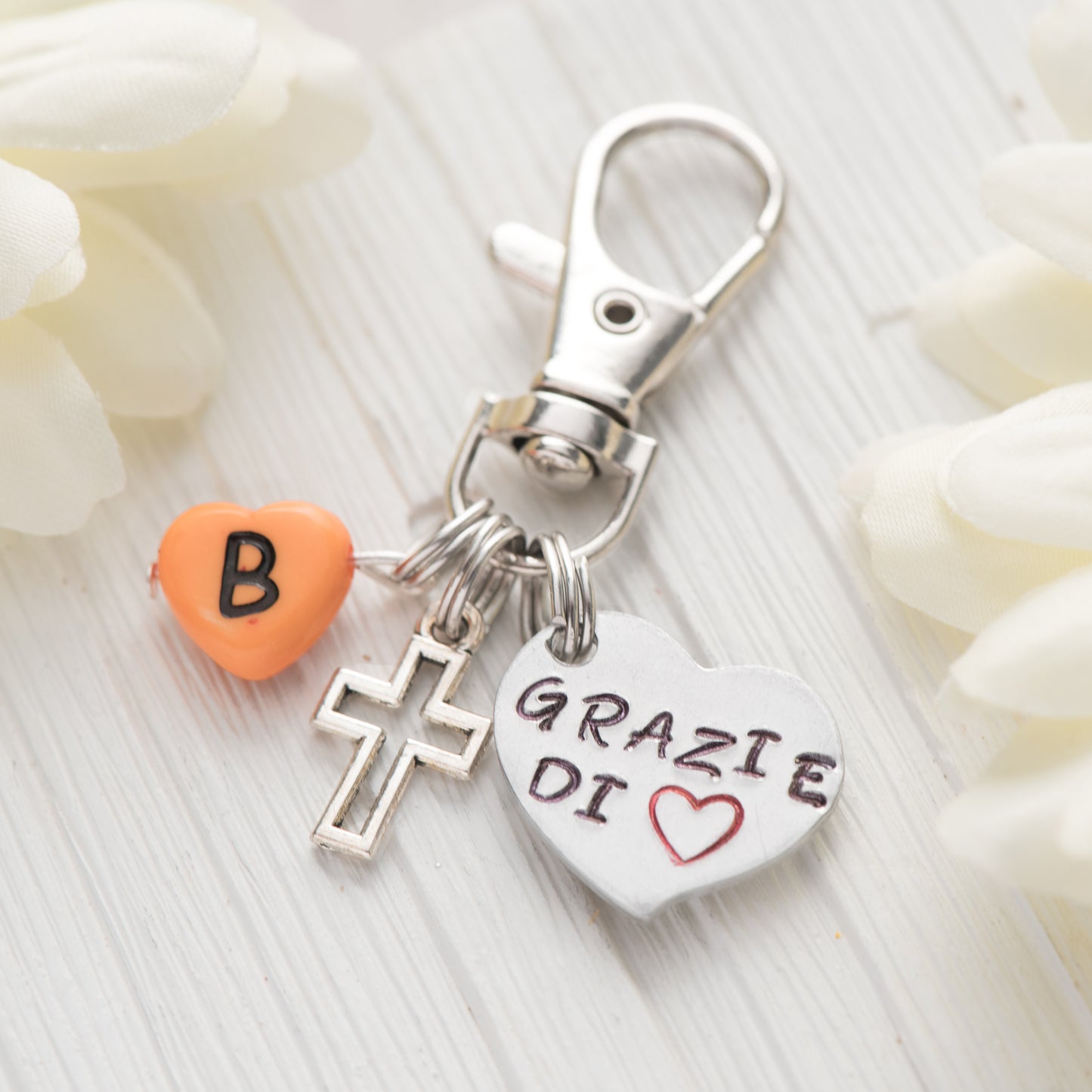 Regalo catechista - portachiavi con croce
